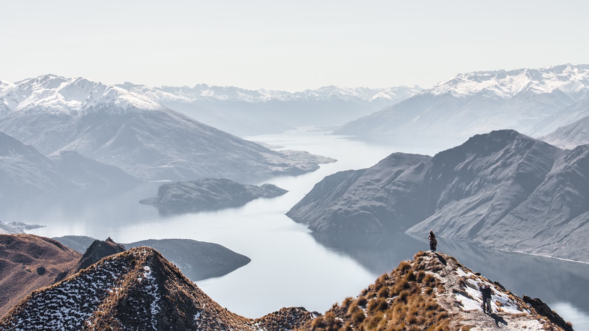 River flowing through New Zealand hills — structure and flow